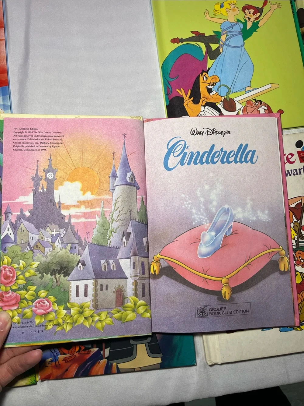 Vintage Walt Disney Wonderful World of Reading Hardcover Books Lot of 8